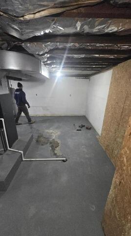 Stopping Foundation Failure in Its Tracks in Kittanning, PA - Before Photo