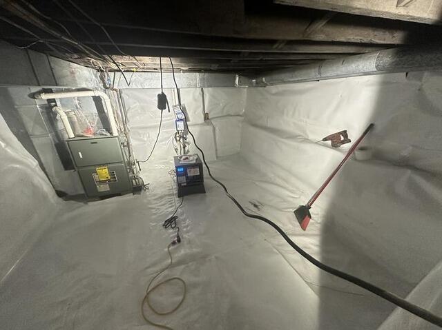 Crawl Space Makeover Complete in Scottdale, PA - After Photo
