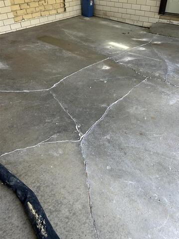 Porch Problems Leveled in Beaver Falls, PA - Before Photo