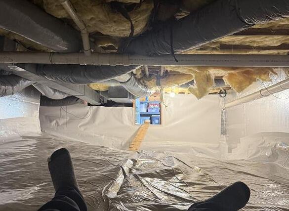 Cold Crawl Space Gets a Cozy Comeback in Morgantown, WV - After Photo