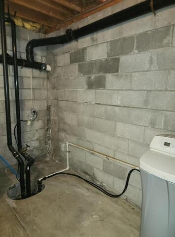 A Dry Basement & Peace of Mind Restored in Gibsonia, PA - Before Photo