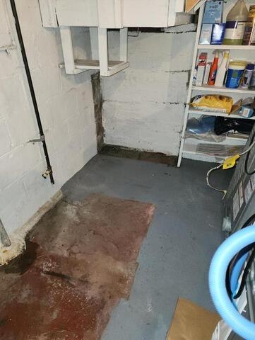 Water Intrusion Solved in Morgantown, WV - Before Photo