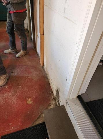 From Seepage to Security in Morgantown, WV - Before Photo