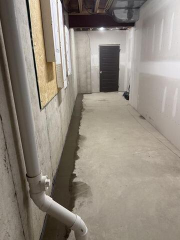 Basement Water Intrusion Solved in Allison Park, PA - After Photo