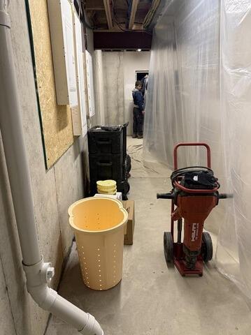 Basement Water Intrusion Solved in Allison Park, PA - Before Photo
