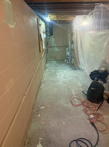 Basement Back in Business in New Kensington, PA - Before Photo