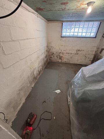 Basement Makeover: Mission Dry in Pittsburgh, PA - Before Photo
