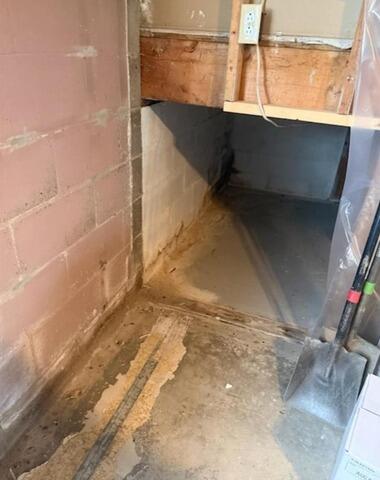 A Basement Built for Peace of Mind in Sarver, PA - Before Photo