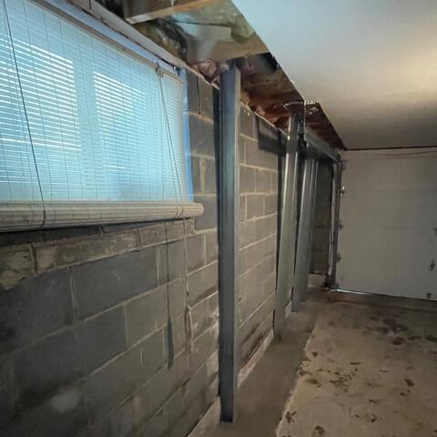 Stabilizing a Garage Wall in Mount Pocono