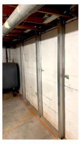 Stabilizing a Basement Foundation with the PowerBrace System in Lewisburg, PA - After Photo