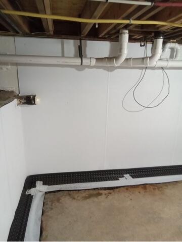 Wet basement repair in Williamsport, PA - After Photo
