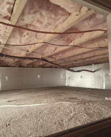 Crawl Space Walls Insulated in Bernville, PA