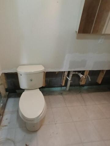 Basement Waterproofing System in Tobyhanna, PA - Before Photo