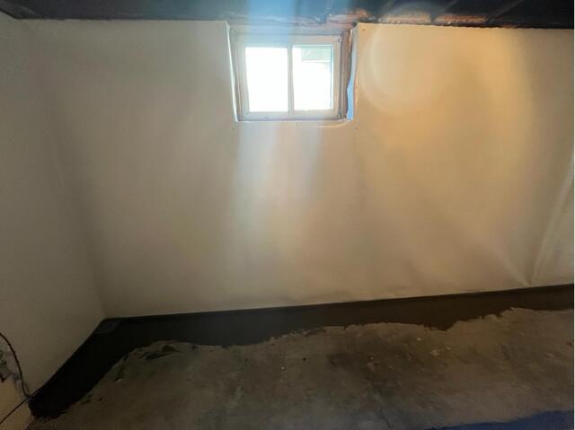 Basement Waterproofing System Installed in Mount Holly Springs, PA - After Photo