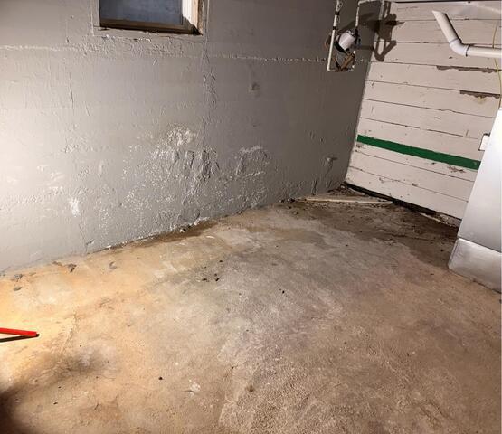 Basement Waterproofing in Selinsgrove, PA - Before Photo