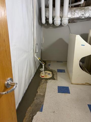 Wet Basement Repair in Harrisburg, PA - After Photo