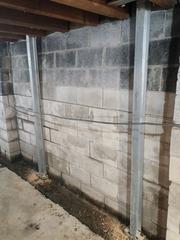Bowing Foundation Wall in Susquehanna, PA