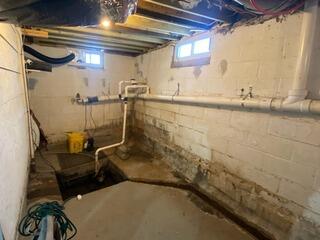 Basement Waterproofing System in Carbondale