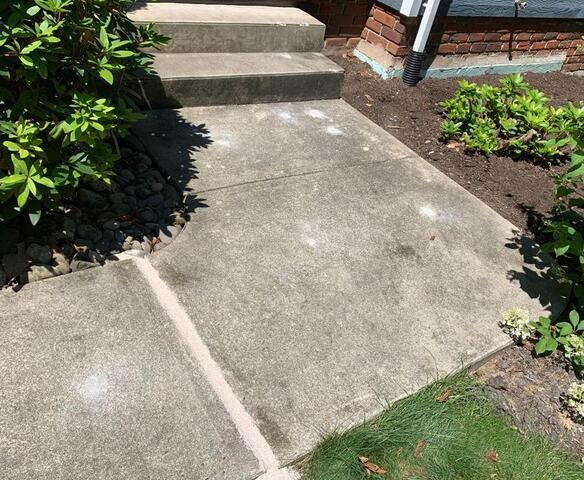 Front Walkway Lift and Repair - After Photo