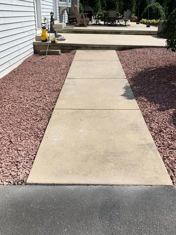 Sidewalk Settlement in Shippensburg - After Photo