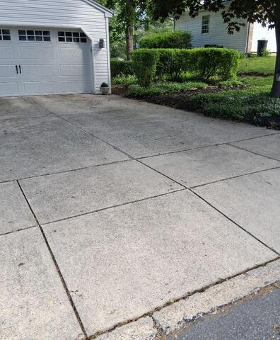 Pressure Wash and Seal and Joint Repair in Harrisburg - Before Photo