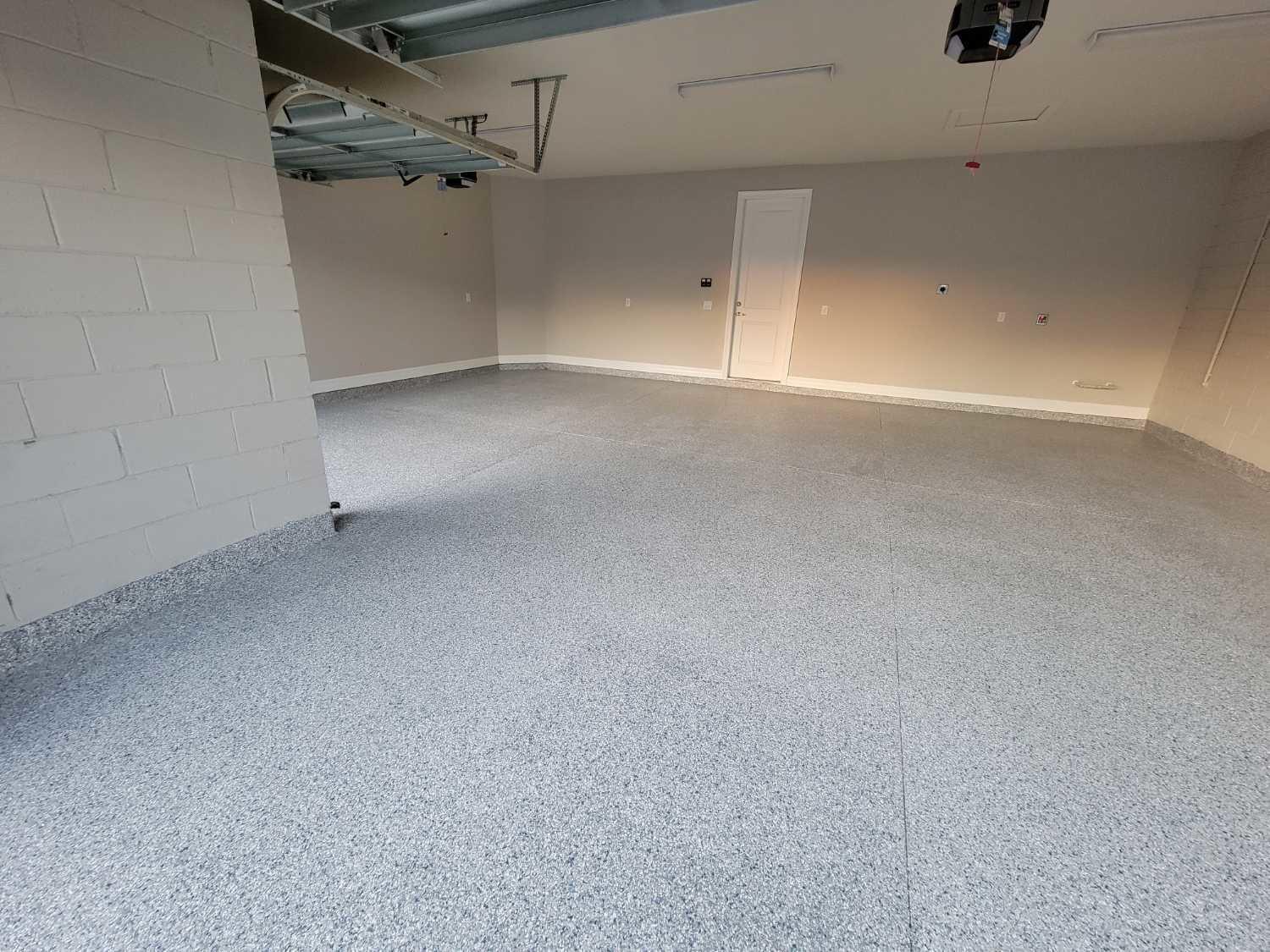 Hello Garage of West Orlando Before & After Photo Set Epoxy Floor