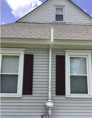 Radon install before and after in Lisbon Falls, Maine