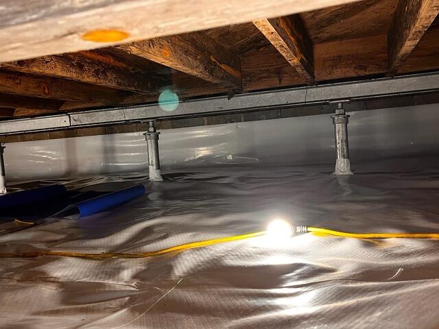 Encapsulation Upgrade in Fleming Island to Combat Crawl Space Moisture - After Photo
