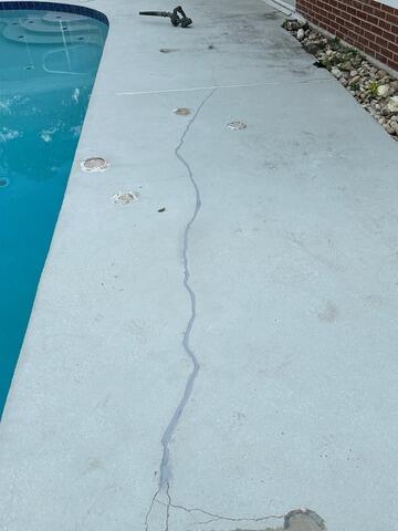 Poolside Concrete Lift & Crack Repair - Jacksonville, FL - After Photo