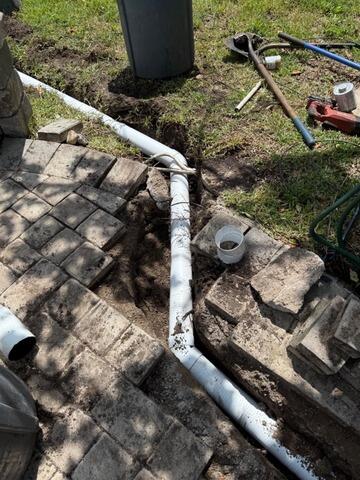 Solving Yard Erosion with a Smart Drainage Upgrade in Atlantic Beach - Before Photo
