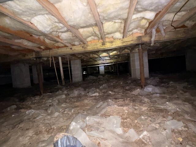From Damaged to Dry: Crawlspace Assessment and Upgrade for New Homeowners in Fernandina Beach - Before Photo