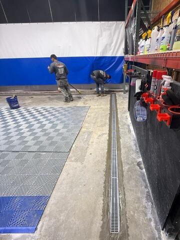 Garage Drainage System Installation - Fernandina Beach, FL - After Photo