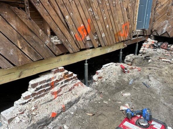 Severe Settlement Corrected with SmartJack Support Posts | Jacksonville, FL - After Photo