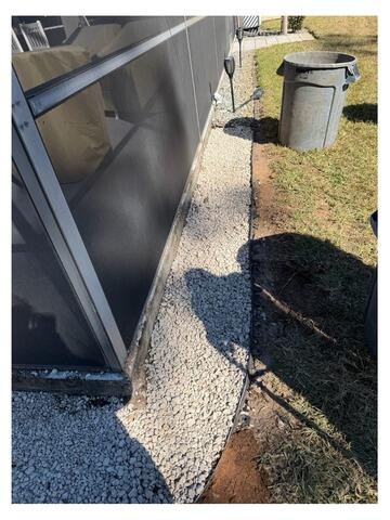 Exterior Drainage Installation for Foundation Protection | St. Augustine, FL - After Photo