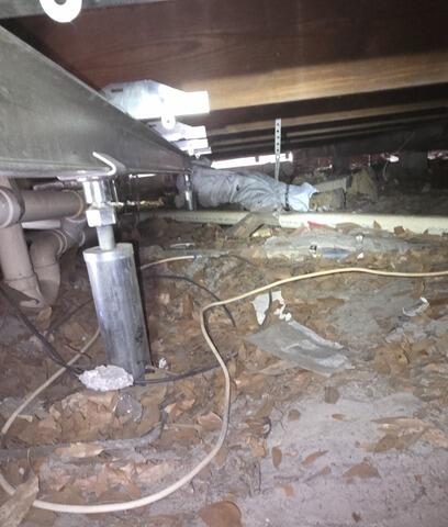 Unstable Crawl Space Support and Moisture Concerns Addressed in Jacksonville, FL - After Photo