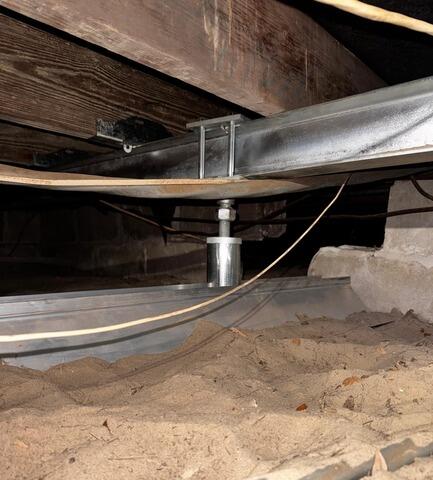Uneven Floors Stabilized with SmartJacks in Jacksonville, NC - After Photo