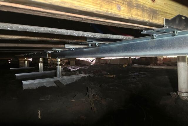 SmartJack Floor Stabilization for a Historic 101-Year-Old Home in Jacksonville, FL - After Photo