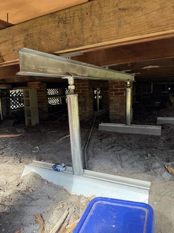 Sagging Floors Restored with SmartJack Crawl Space Support in Jacksonville, FL - After Photo