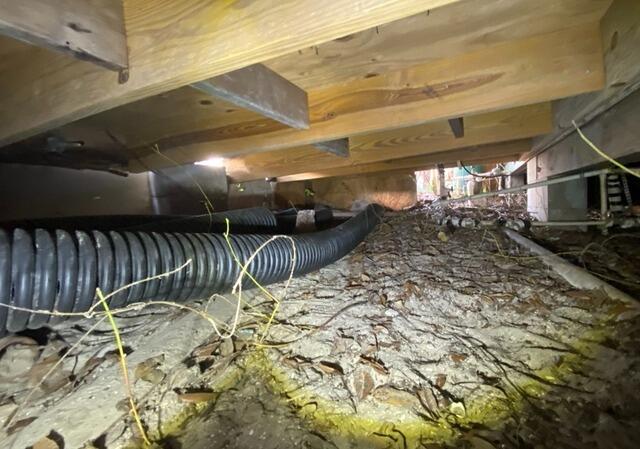 SmartJack Crawl Space Support Installation in St. Augustine, FL - Before Photo