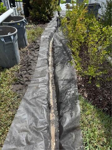 Exterior Waterproofing Installation in St. Johns, FL - Before Photo