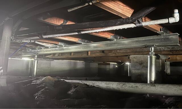 SmartJack Installation Strengthens Crawl Space in Green Cove Springs, FL - After Photo