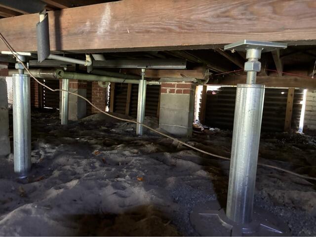 SmartJack Installation for Crawl Space Support in Jacksonville, FL - After Photo