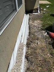 Slab Foundation Protected from Water Intrusion in St. Augustine, FL