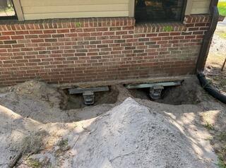 Helical Piers Stabilize Settling Foundation in Fleming Island, FL