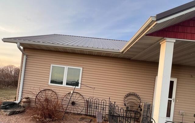 Gutter Shutter System in Redwood Falls - Before Photo