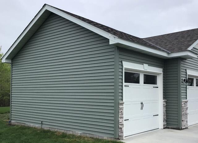 K style Gutter Installation in St. Augusta - Before Photo