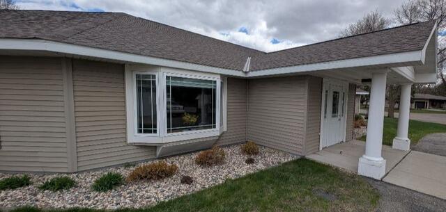 Gutter Shutter in Prinsburg - Before Photo