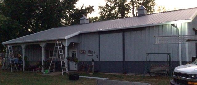 Horse Shed getting Gutter Shutter upgrade in Valley Springs, SD