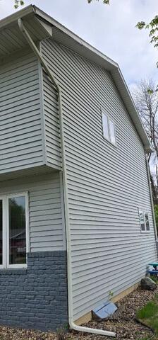 Gutter Shutter in Tea - Before Photo