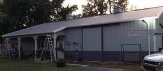 Horse Shed getting Gutter Shutter upgrade in Valley Springs, SD